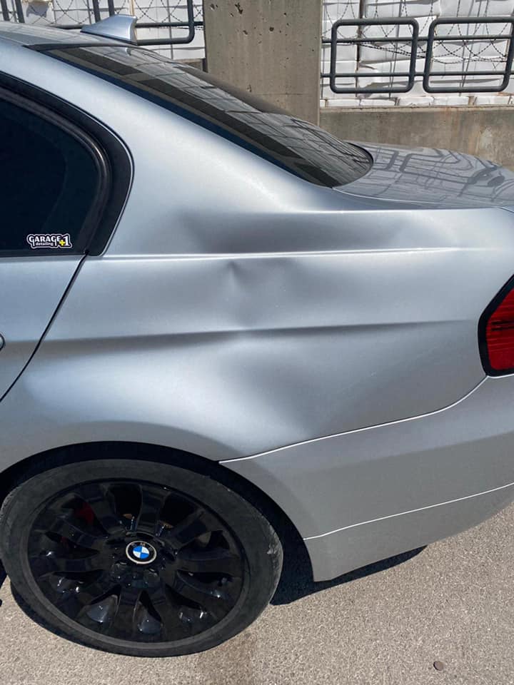 BMW kaporta hasarı tamiri öncesi